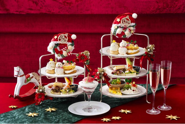 コロンバン原宿サロンのクリスマスアフタヌーンティー