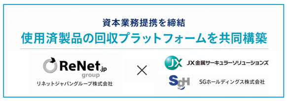 ＪＸ金属のグループ会社と佐川急便を擁するＳＧホールディングスとの資本業務提携について