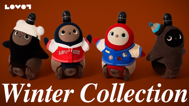 『LOVOT』の冬を彩る、スタジャンとふわふわ小物。「Winter Collection」が10月23日（金）発売