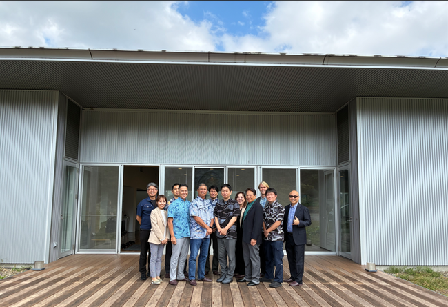 ハワイ州産業経済開発観光局がミツフジ福島センターを視察