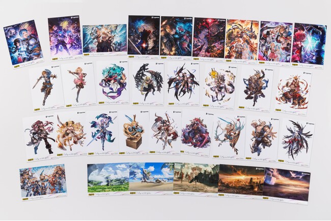 エンタメプリントの新コンテンツ、『Cygames Magazine』連載企画「サイゲームス メモリーズ」と連動し『グランブルーファンタジー ヴァーサス』シリーズのブロマイドを10月21日より販売開始