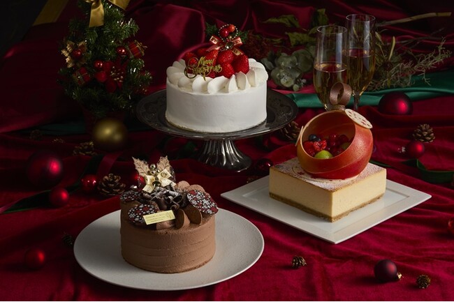 【明治記念館】2026 クリスマスケーキコレクション予約受付中！「苺のデコレーションケーキ」や、クリスマス限定の各種ピースケーキなどをご用意！