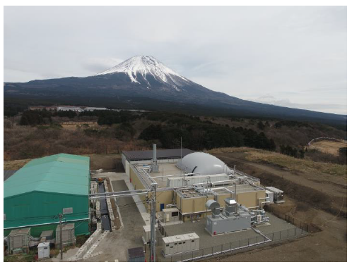 「富士山バイオマス乾式メタン発酵プラント」の運転開始について