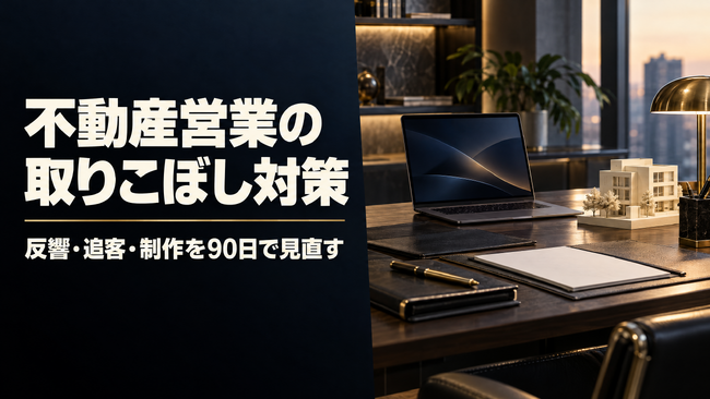 不動産会社の反響・追客・制作を90日で見直す、コミクスがAI教材を制作