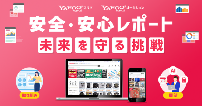 【Yahoo!フリマ・Yahoo!オークション】取引環境の安全対策におけるAI活用や独自ポリシーの成果をまとめた「安全・安心への取り組みレポート」を公開