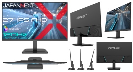 JAPANNEXTが27インチ IPSパネル搭載 120Hz対応のフルHD液晶モニターを18,970円で10月22日(木)に発売 JAPANNEXTが27インチ IPSパネル搭載 120Hz対応のフルHD液晶モニターを18,970円で10月22日(木)に発売