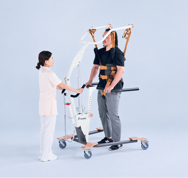 リハビリ現場の省人化・負担軽減を目指し、免荷式歩行器「FLOVE(仮称)」を大阪刀根山医療センターと共同開発