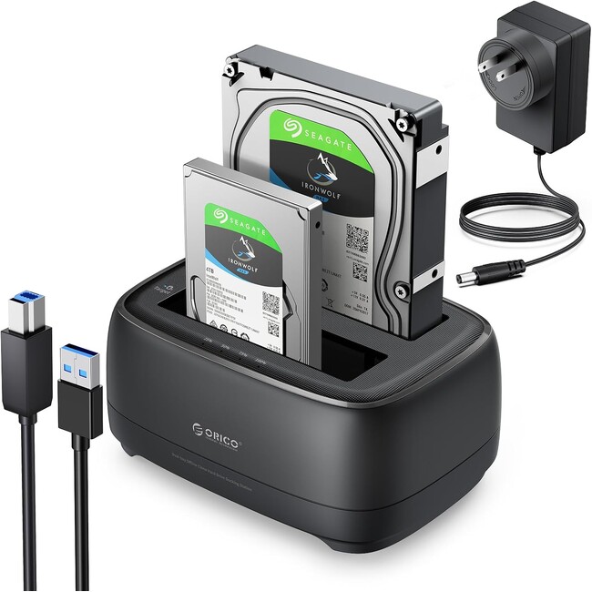 ORICO、最大40TB対応デュアルベイHDD/SSDクローンスタンドを発表--オフラインクローン・USB 3.0 5Gbps転送・UASP/Trim対応・防塵設計でデータ移行とバックアップを効率化