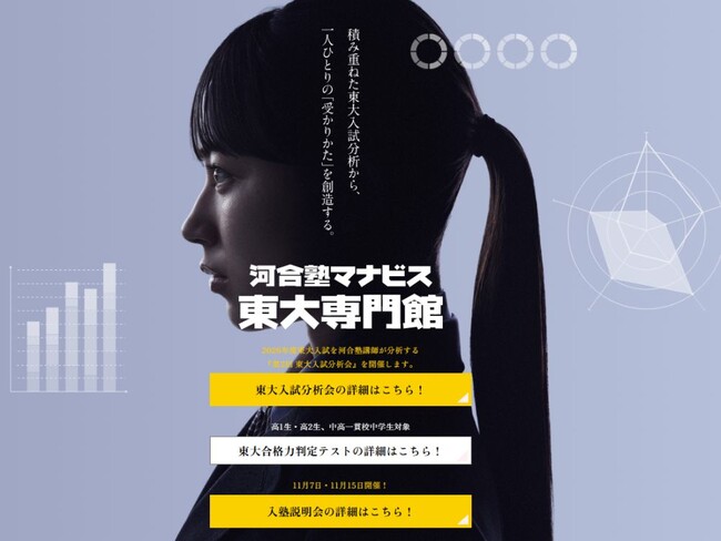 東大をめざす中高生の“今の力”を判定！河合塾マナビス東大専門館「東大合格力判定テスト」2026年11月8日・15日開催