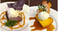 かぼちゃ×シナモン、紫芋×ホワイトチョコの「濃厚バスクチーズケーキ」が登場！該当メニューの注文でハロウィン菓子のお渡しも『コーヒーマフィア 新宿』