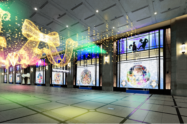 【阪急うめだ本店】阪急のクリスマスが11月18日(水)よりスタート！梅田の風物詩・コンコースウィンドーには巨大なスノードームの世界が広がる幻想的なイルミネーションが登場
