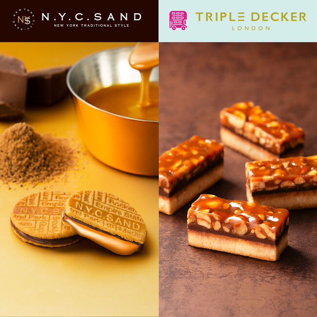 【初出店】沖縄・PARCO CITYに人気の〈N.Y.C.SAND〉と〈TRIPLE DECKER LONDON〉が登場！新作「N.Y.マロンカシスキャラメルサンド」も数量限定販売