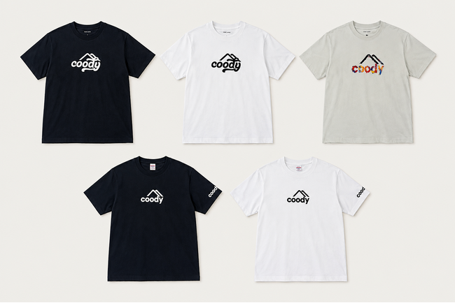 「coody オリジナルTシャツ」が一般販売開始!イベントでの特別販売を経て、オンラインショップに登場
