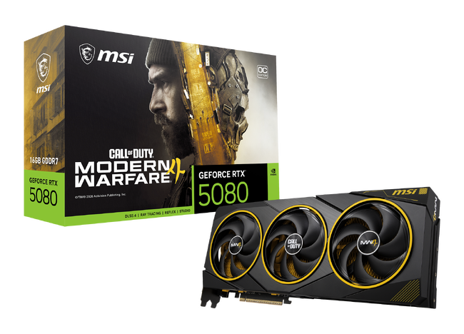 MSI、GeForce RTX(TM) 5080を搭載したグラフィックスカード「GeForce RTX(TM) 5080 16G COD MW4 EDITION OC」を発売