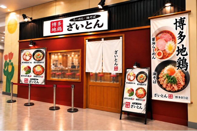 ラーメン好きは知っている！？名古屋・香椎で16年の「ざいとん」が博多バスターミナルに進出！
