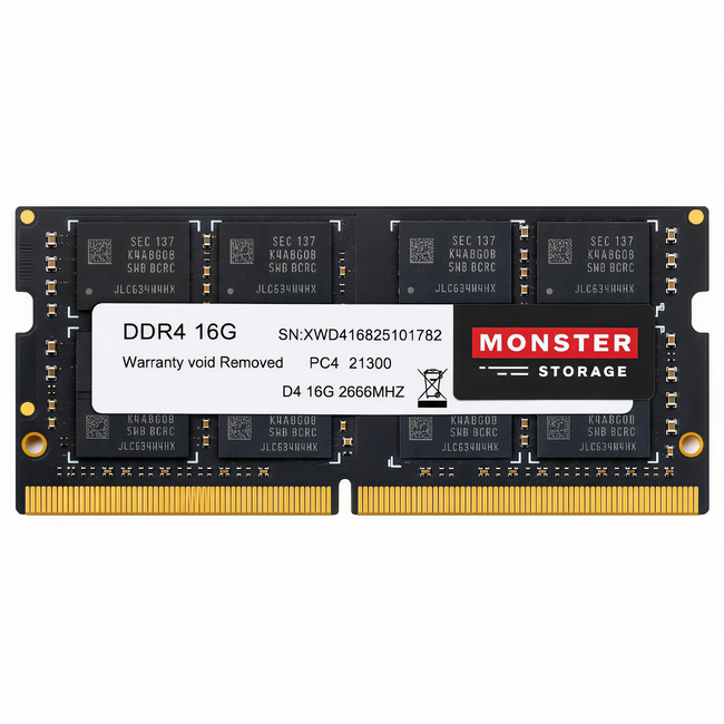 MONSTER STORAGE、ノートPC向け16GB DDR4メモリを発売。Amazonで13,980円