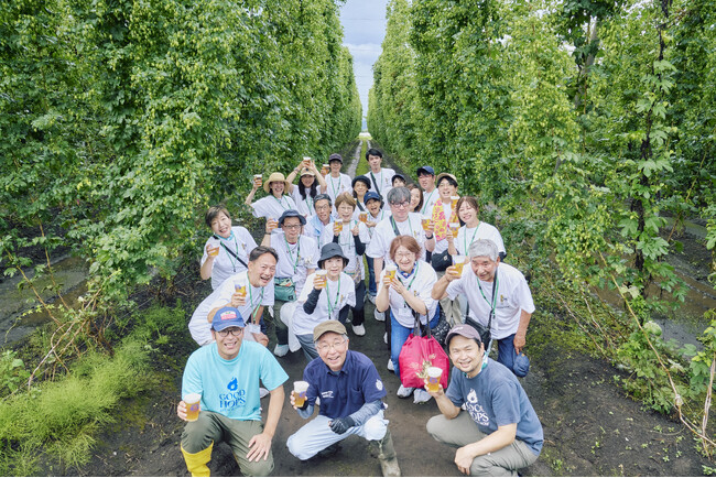 「キリン　ホームタップ」会員が“飲み手”から“つくり手”へ 日本一のホップ産地・遠野で収穫から商品開発まで体験
