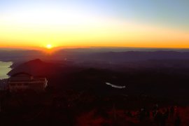 2025年鶴見岳から見る初日の出 2025年鶴見岳から見る初日の出