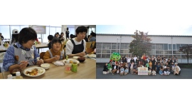 子ども食堂イベントを開催し、参加者約100名にハンバーグなど提供しました~地域の支援団体と共催。社員食堂の従業員が料理を振る舞う~ 子ども食堂イベントを開催し、参加者約100名にハンバーグなど提供しました~地域の支援団体と共催。社員食堂の従業員が料理を振る舞う~