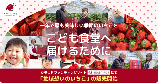 こども食堂・福祉施設に「地球想いのいちご」を。READYFORで第3弾クラファン開始